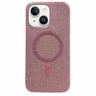 For iPhone 14 Glitter MagSafe Magnetic TPU Phone Case(Pink) - 1