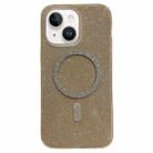 For iPhone 14 Plus Glitter MagSafe Magnetic TPU Phone Case(Gold) - 1