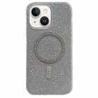 For iPhone 15 Plus Glitter MagSafe Magnetic TPU Phone Case(Silver) - 1