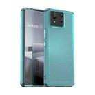For Asus Zenfone 11 Ultra Candy Series TPU Phone Case(Transparent Blue) - 1