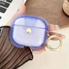 For AirPods 3 Magnetic Clear Armor TPU TWS Earphone Case(Blue) - 1