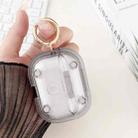 For AirPods Pro 3 Magnetic Clear Armor TPU TWS Earphone Cover(Black) - 3