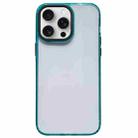 For iPhone 15 Pro 2 in 1 Acrylic Transparent Shockproof Phone Case(Green) - 1