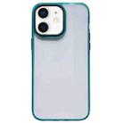 For iPhone 12 Pro Max 2 in 1 Acrylic Transparent Shockproof Phone Case(Green) - 1