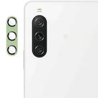 For Sony Xperia 10 V IMAK Metal Armor Premium Camera Protector Film(Green) - 1