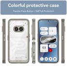 For Nothing Phone 2a Colorful Series Acrylic Hybrid TPU Phone Case(Transparent Grey) - 2