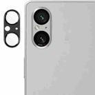 For Sony Xperia 5 V IMAK Metal Armor Premium Camera Protector Film(Black) - 1