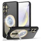 For Samsung Galaxy S23 FE 5G Heat Dissipation Aromatherapy MagSafe Holder Phone Case(Gold) - 1