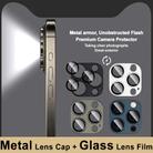 For iPhone 15 Pro Max / 15 Pro IMAK Metal Armor Premium Camera Protector Film(Grey) - 3