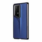 For Honor Magic V2 RSR Porsche Design PU Leather PC Phone Case(Blue) - 3