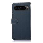 For Google Pixel 10 Pro / 9 Pro KHAZNEH Litchi Texture Leather RFID Phone Case(Blue) - 3