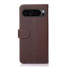 For Google Pixel 10 / 9 KHAZNEH Litchi Texture Leather RFID Phone Case(Brown) - 3
