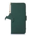 For Google Pixel 10 Pro / 9 Pro Genuine Leather Magnetic RFID Leather Phone Case(Green) - 2