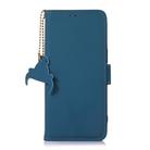 For Google Pixel 10 Pro / 9 Pro Genuine Leather Magnetic RFID Leather Phone Case(Blue) - 2