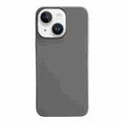 For iPhone 15 Ice Series PC Full Coverage Shockproof Phone Case(Black) - 1