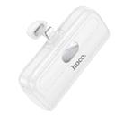 Hoco J116 5000mAh Cool Charging Pocket Digital Display Power Bank, Interface:8 Pin(White) - 1