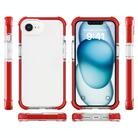 For iPhone 16e Acrylic Full Coverage Shockproof Phone Case(Red) - 2