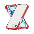 For iPhone 16e Acrylic Full Coverage Shockproof Phone Case(Red) - 3