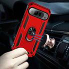 For Google Pixel 9 Pro XL Shockproof TPU + PC Phone Case with Holder(Red) - 3