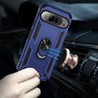 For Google Pixel 9 Pro XL Shockproof TPU + PC Phone Case with Holder(Blue) - 3