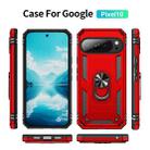For Google Pixel 10 Shockproof TPU + PC Phone Case with Holder(Red) - 2