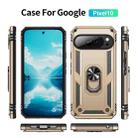 For Google Pixel 10 Shockproof TPU + PC Phone Case with Holder(Gold) - 2