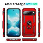 For Google Pixel 10 Pro Shockproof TPU + PC Phone Case with Holder(Red) - 2