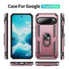 For Google Pixel 10 Pro Shockproof TPU + PC Phone Case with Holder(Rose Gold) - 2
