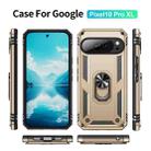 For Google Pixel 10 Pro XL Shockproof TPU + PC Phone Case with Holder(Gold) - 2