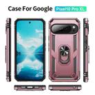 For Google Pixel 10 Pro XL Shockproof TPU + PC Phone Case with Holder(Rose Gold) - 2