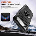 For iPhone 17 Air TPU+PC Shockproof Card Phone Case with Metal Ring Holder(Black) - 3