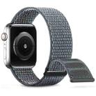 For Apple Watch Ultra 49mm Dual Hook and Loop Nylon Watch Band(Grey) - 1