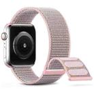 For Apple Watch SE 44mm Dual Hook and Loop Nylon Watch Band(Silt) - 1