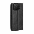 For Asus ROG Phone 8 / 8 Pro Magnetic Buckle Retro Texture Leather Phone Case(Black) - 3