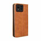 For Asus Zenfone 11 Ultra Magnetic Buckle Retro Texture Leather Phone Case(Brown) - 3