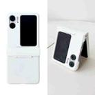 For OPPO Find N2 Flip Skin Feel PC Full Coverage Shockproof Phone Case(White) - 1