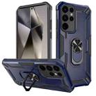 For Samsung Galaxy S24 Ultra 5G Warship Armor 2 in 1 Shockproof Phone Case(Royal Blue) - 1