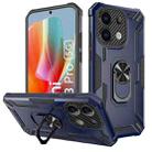 For Xiaomi Redmi Note 13 Pro 5G Warship Armor 2 in 1 Shockproof Phone Case(Royal Blue) - 1