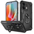 For Xiaomi Redmi Note 13 Pro 5G Warship Armor 2 in 1 Shockproof Phone Case(Black) - 1