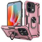 For Xiaomi Redmi Note 13 Pro 5G Warship Armor 2 in 1 Shockproof Phone Case(Rose Gold) - 1
