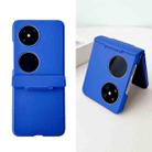 For Huawei P50 Pocket Skin Feel PC Full Coverage Shockproof Phone Case(Blue) - 1