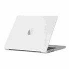 For MacBook Air 13.6 M2 A2681 / M3 A3113 Crystalline Matte Hardshell Laptop Protective Case(Transparent) - 1