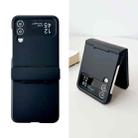 For Samsung Galaxy Z Flip4 5G Skin Feel PC Full Coverage Shockproof Phone Case(Black) - 1