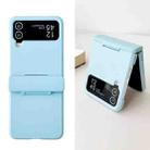 For Samsung Galaxy Z Flip4 5G Skin Feel PC Full Coverage Shockproof Phone Case(Light Blue) - 1