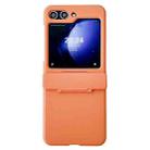 For Samsung Galaxy Z Flip5 5G Skin Feel PC Full Coverage Shockproof Phone Case(Orange) - 2