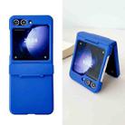 For Samsung Galaxy Z Flip5 5G Skin Feel PC Full Coverage Shockproof Phone Case(Blue) - 1