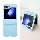 For Samsung Galaxy Z Flip5 5G Skin Feel PC Full Coverage Shockproof Phone Case(Light Blue) - 1