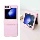 For Samsung Galaxy Z Flip5 5G Skin Feel PC Full Coverage Shockproof Phone Case(Pink) - 1