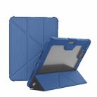 For iPad Pro 11 2024 NILLKIN Bumper Pro Multi-angle Folding Style Tablet Leather Case(Blue) - 1