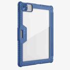 For iPad Pro 13 2024 NILLKIN Bumper Pro Multi-angle Folding Style Tablet Leather Case(Blue) - 3